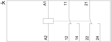 SIEM Steckrelais, 2W Relais LZX:RT424012 