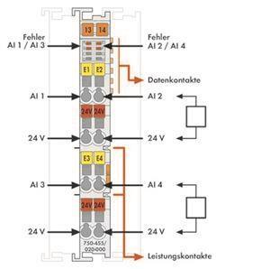 WAGO 750-455/020-000 4-Kanal- 