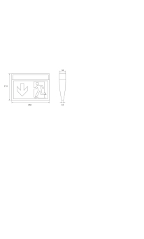 RP Notleuchte weiß 4,6W IP43    KMU013SC 