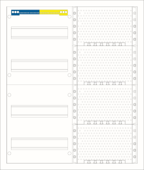 f-tronic AP Medienverteiler     FV2-4-M1 