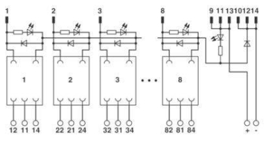 Phoenix       UMK- 8 RELS/KSR-G24/21/PLC 