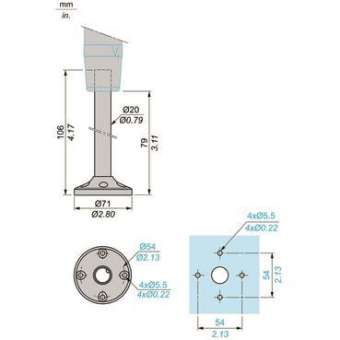 Schneider Alu-Rohr 100mm D20mm    XVMZ02 