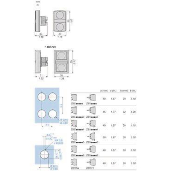 GS Doppeldruckt. 2 Tasten      ZB5AA7341 