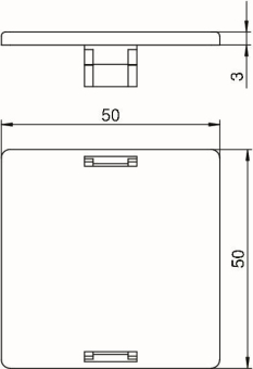 OBO LP R Leerplatzabdeckung f.runde 