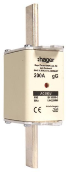 Hager Sicherungseinsatz NH2C   LNH2200M6 