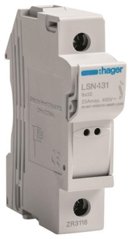 Hager Sicherungselement 1P 25A    LSN431 