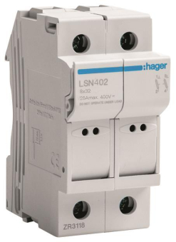 Hager Sicherungselement 2P 25A    LSN402 