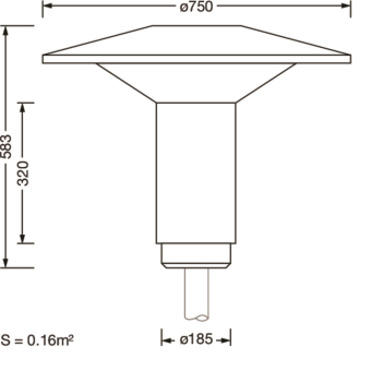 Siteco Laterne              5XA5255EF14H 