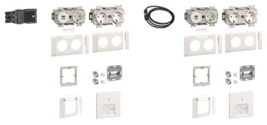 Hager 2Arbeitsplätze je 3Std+USB GAPSET2 