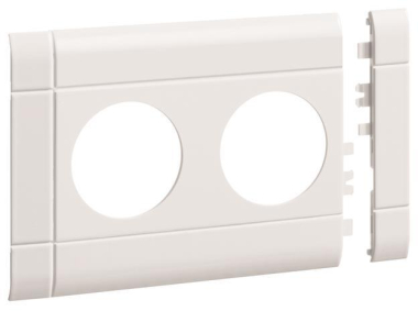 Hager Blende 2fach Steckdose GB100209016 