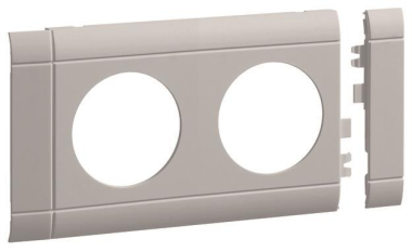 Hager Blende 2fach Steckdose GB080207035 