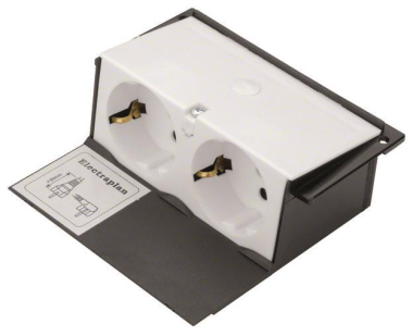 Hager Gerätebecher m.2fach     GBES29010 