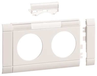 Hager Blende 2fach Steckdose GB080219016 