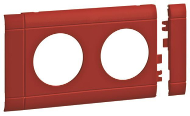 Hager Blende 2fach Steckdose GB080203020 