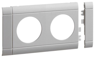 Hager Blende 2fach Steckdose  GB08020LAN 