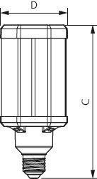 PHIL TForce LED HPL 42W/840 (200W) 