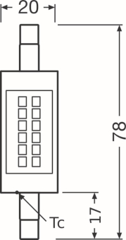 LEDV LED SLIM LINE 7-60W/827 806lm 