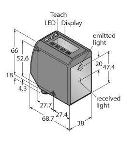 Turck Opto Sensor,           LTF12IC2LDQ 