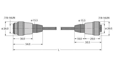Turck Industrielle RSM 40 RKM 50-2M/BL67 