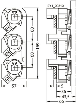Siemens SR60-Sockel DIAZED DIII  5SF6215 