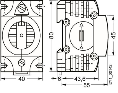 Siemens 5SF1060 DIAZED-Sicherungssockel 
