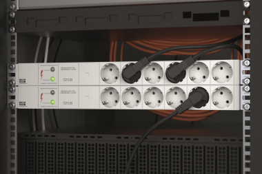 Bachmann 19" 1HE GVS 6xSchuko   333.402 