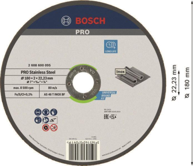 Bosch Trennscheibe gerade     2608600095 