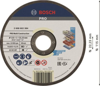 Bosch Trennscheibe gerade     2608602384 