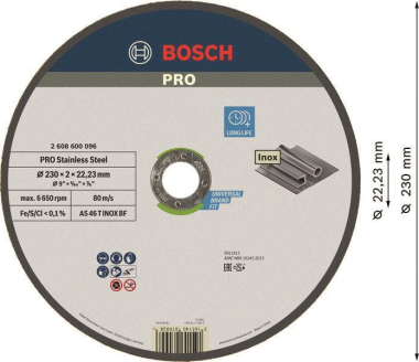 Bosch Trennscheibe gerade     2608600096 