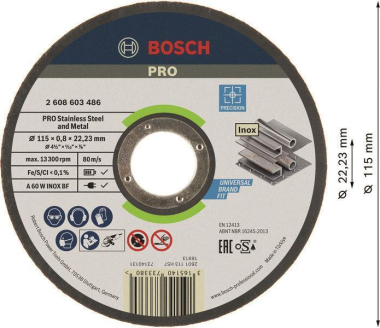 Bosch Trennscheibe gerade     2608603486 