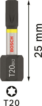 Bosch Impact T20 25mm 25      2607002805 