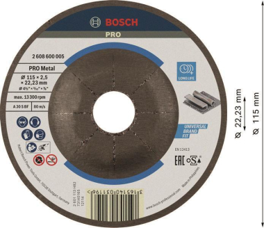 Bosch Trenn-Scheibe 115mm     2608600005 