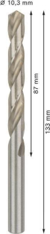 Bosch 5Metallbohrer HSS-G DIN 2608585524 