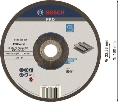 Bosch Schruppscheibe gekröpft 2608600379 