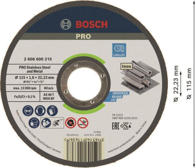 Bosch Trennscheibe gerade     2608600215 