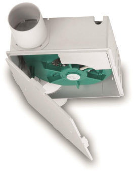 Helios SlimVent m.DN 80, flacher  SVV 80 