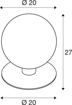 SLV GLOO PURE 27 Pole Outdoor    1001999 