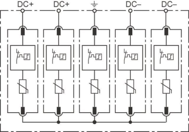 Dehn PV Überspannungsbox 1String  900921 