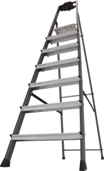 KRAU SECURO-Alu-Leiter 7 Stufen   126450 