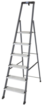 KRAU SECURO-Alu-Leiter 6 Stufen   126443 