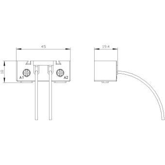 SIEM Spulenanschlussmodul  3RT2926-4RB11 