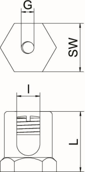 OBO EKL 25 M6 Erdungsklemme 