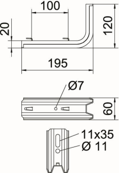 OBO TPSAG 195 FS TP Wand- 