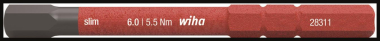Wiha   2831 slimBit electric 6,0 x 75 mm 