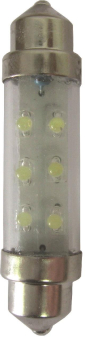 S&H LED-Lampe 6 LED 11x43mm SV8,5  81203 