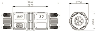 Scharnberger Verbindungsstück IP67 39233 