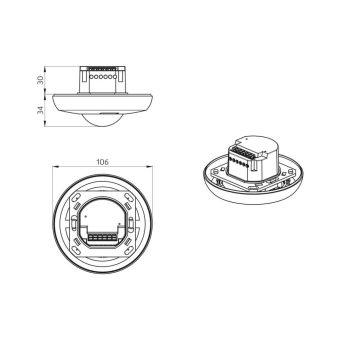 BEG Präsenzmelder PD3N-UP-1C     92186 