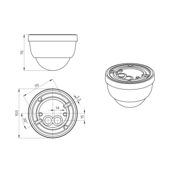 BEG Luxomat AP Präsenzmelder 360'  92142 