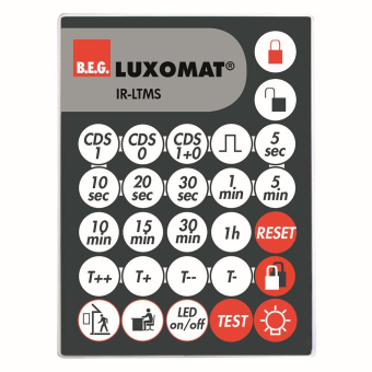 BEG Luxomat Fernbedienung IR-LTMS  92185 