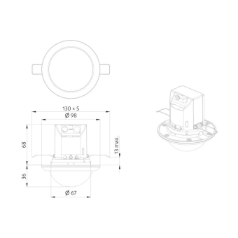 BEG Präsenzmelder PD4-M-1C-DE 